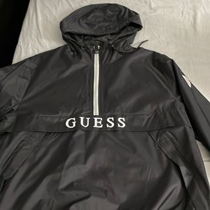 Mens guess pull over jacket